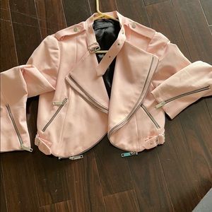 Zara light pink jacket